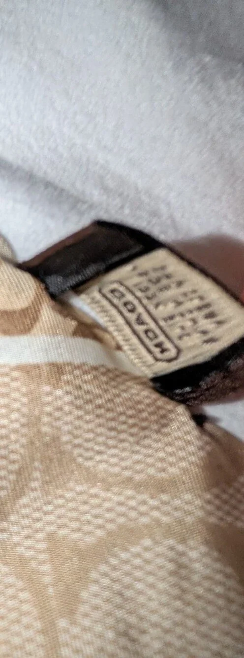 Coach Silk Jacquard Bag Scarf LNC